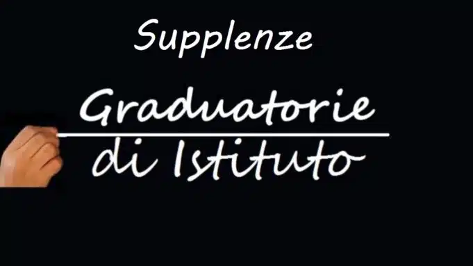 Supplenze graduatorie di istituto