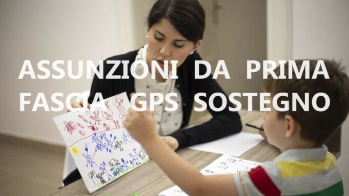 Assunzioni da prima fascia GPS sostegno