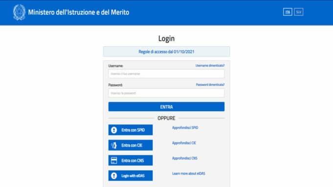 Domanda su Istanze Online