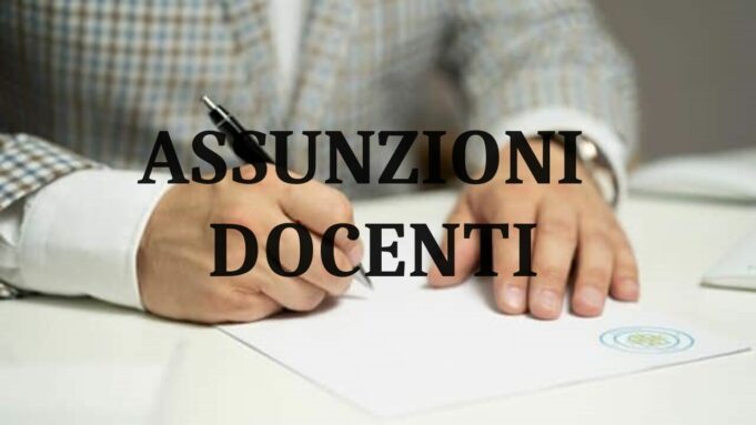 Assunzioni docenti