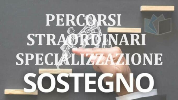 Percorsi straordinari specializzazione su sostegno