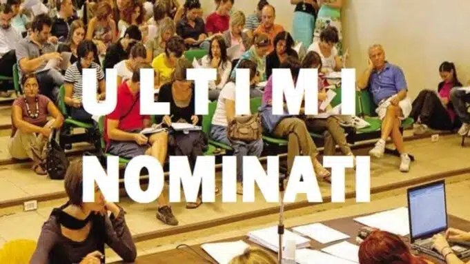 Ultimi nominati delle Graduatorie di Merito dei concorsi docenti