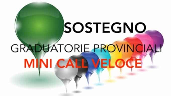 Mini call veloce sostegno