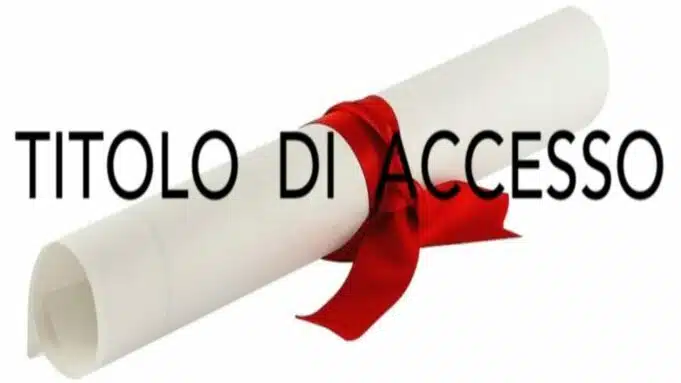 Titolo di accesso