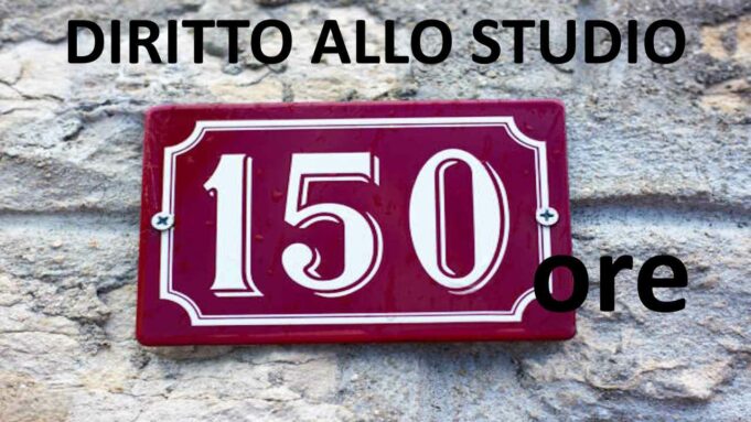 permessi 150 ore diritto allo studio