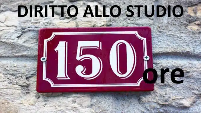 permessi 150 ore diritto allo studio