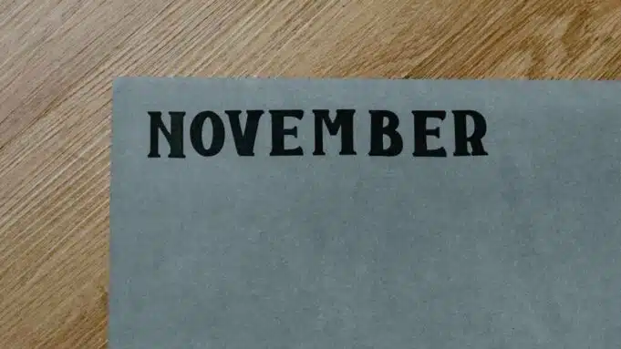 calendario novembre