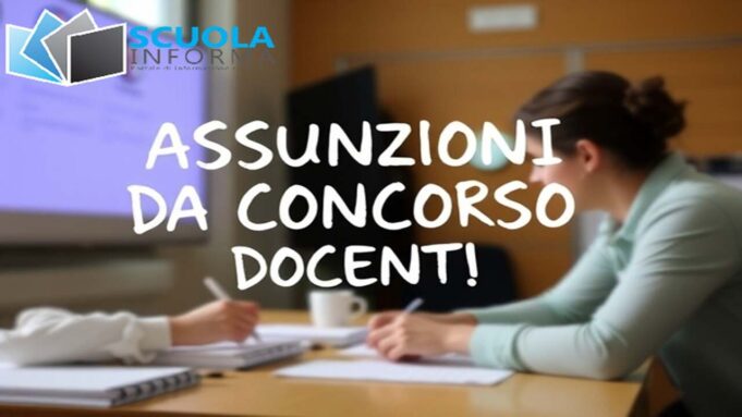 Assunzioni da concorsi docenti